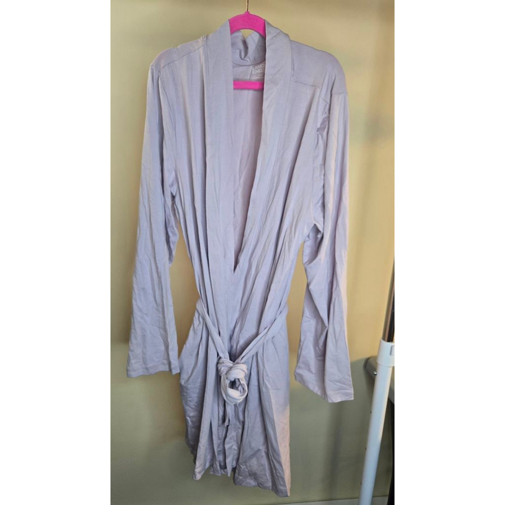 Women's Lands' End Lavender Robe S-M